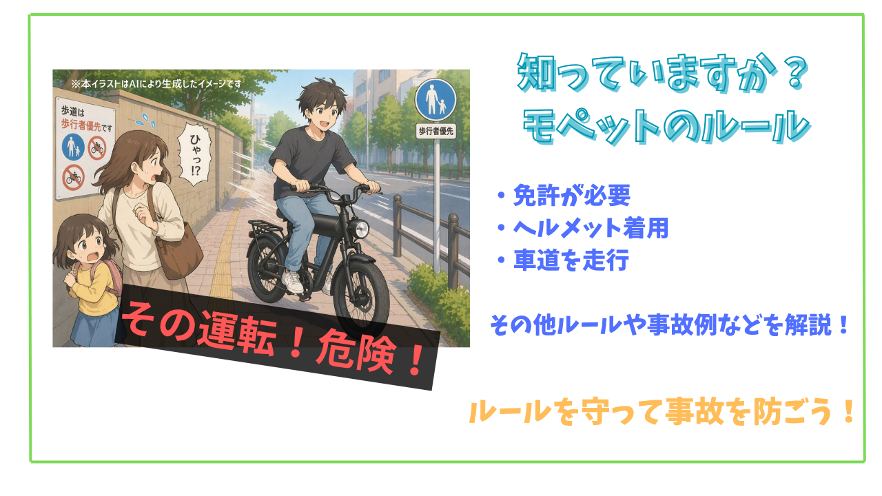 普及が進むモペット